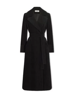 Roxanne Corduroy Coat - Black -Cefinn Clothing Store AU23 C10 ROXANNE BLACK CO
