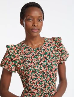 Cefinn Clothing Store -Cefinn Clothing Store AU23 D557 SAWYER PINKBLOSSOMPRINT LS 3628