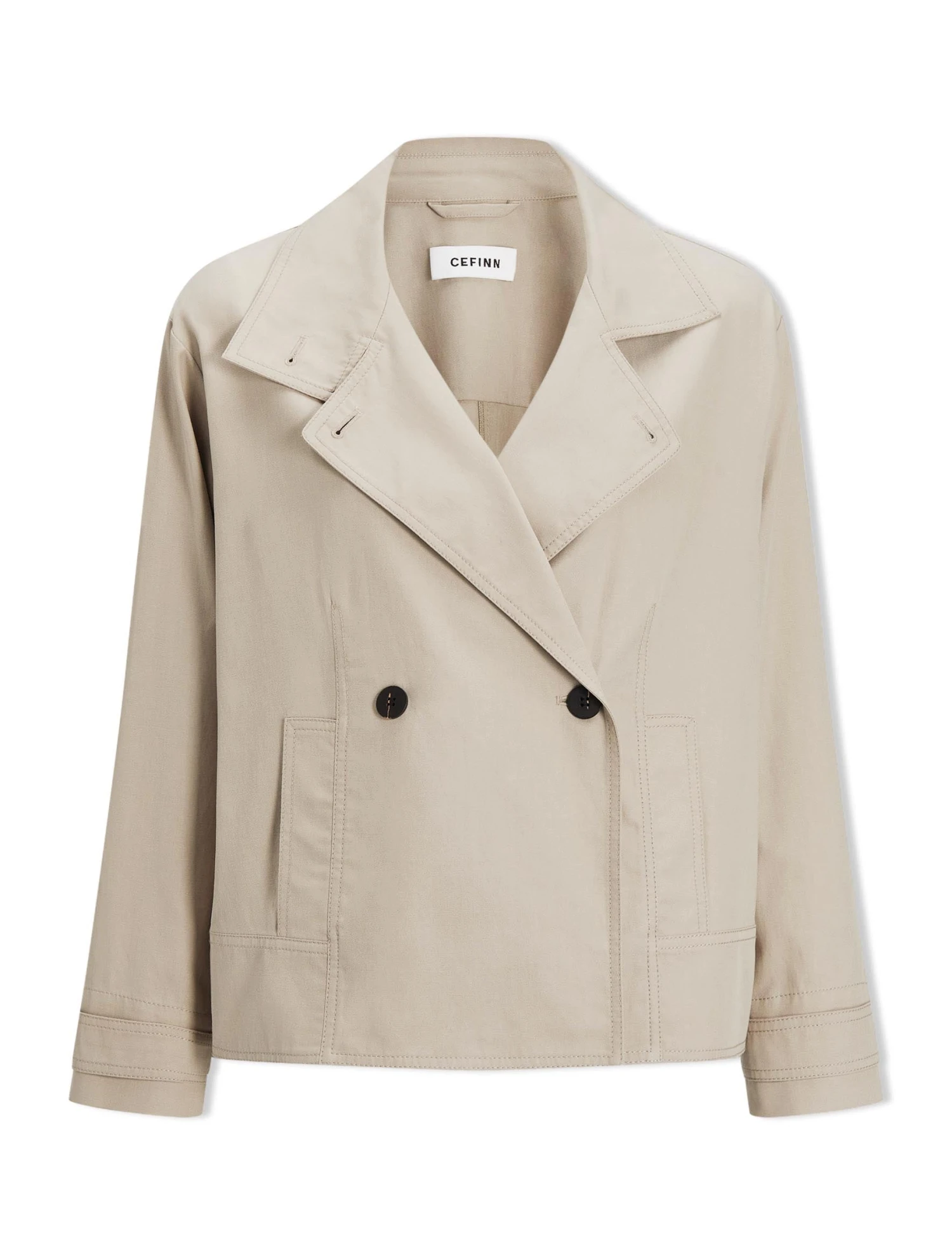 Rory Cotton Twill Jacket - Beige 9 Rory Cotton Twill Jacket - Beige - Image 7