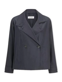 Rory Cotton Twill Jacket - Navy -Cefinn Clothing Store AU23 JK52 RORY NAVY CO