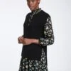 Janice Wool Round Neck Sleeveless Jumper - Black -Cefinn Clothing Store AU23 K129 JANICE BLACK LS0867