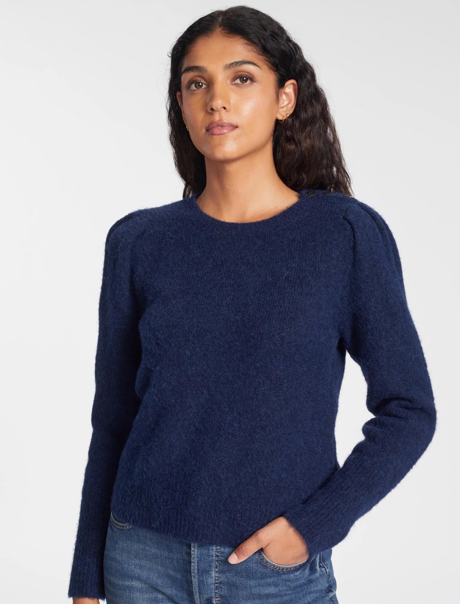 Joss Alpaca Jumper - Dark Blue 3 Joss Alpaca Jumper - Dark Blue