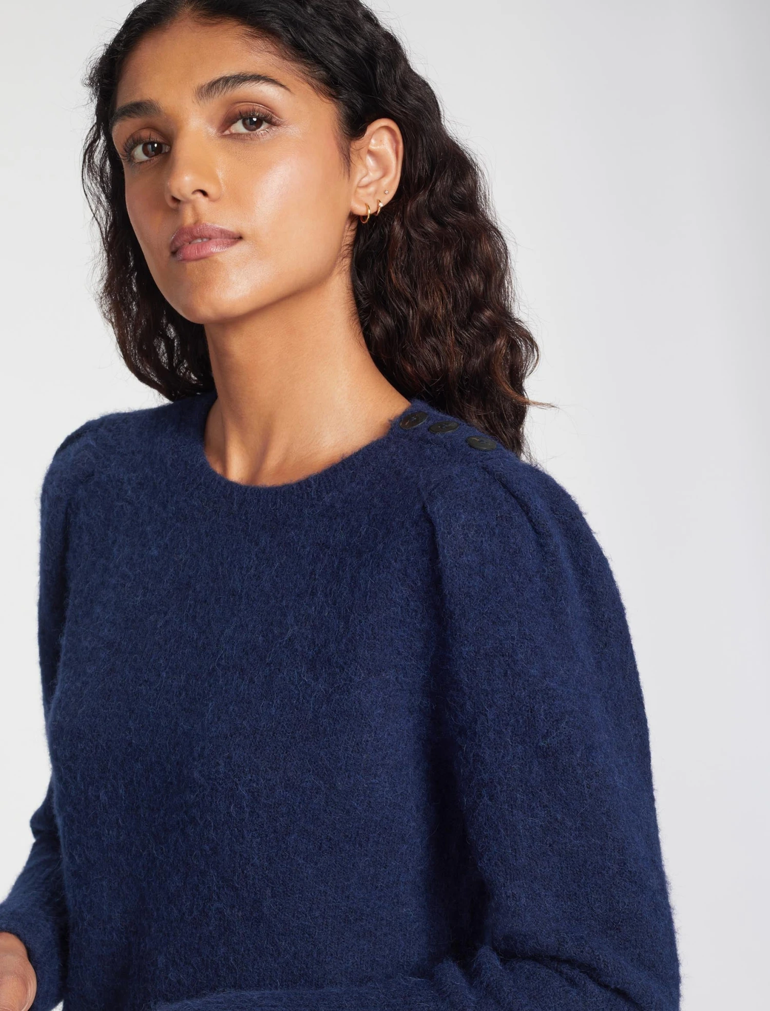 Joss Alpaca Jumper - Dark Blue 4 Joss Alpaca Jumper - Dark Blue - Image 2