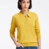 Josie Wool Collared Jumper - Yellow -Cefinn Clothing Store AU23 K24 JOSIE YELLOW LS 13612 2984b9b3 2117 4af3 8baa 915c5d21dc23