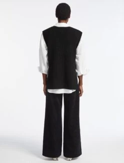 Janice Wool V Neck Sleeveless Jumper - Black -Cefinn Clothing Store AU23 K58 JANICE BLACK LS 4733 ac3ef214 bb22 4cc3 a1d5 83532c7872d4