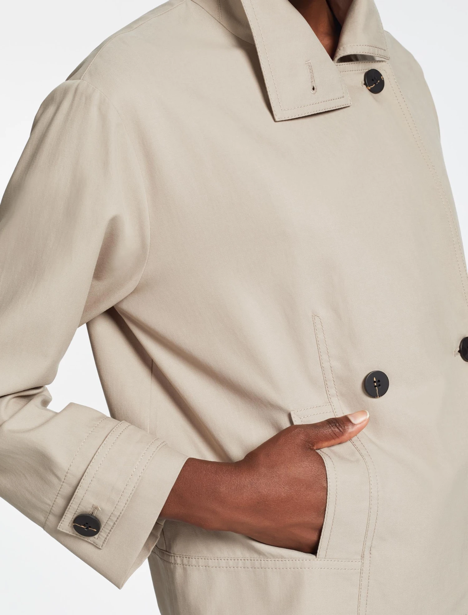 Rory Cotton Twill Jacket - Beige 4 Rory Cotton Twill Jacket - Beige - Image 2