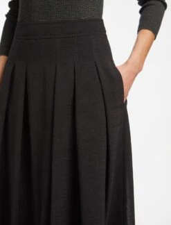 Sophia Techni Voile Maxi Skirt - Black 11 Sophia Techni Voile Maxi Skirt - Black -Cefinn Clothing Store AU23 SK168 SOPHIA BLACK LS 15138