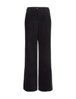 Hayden Corduroy Wide Leg Trouser - Black 13 Hayden Corduroy Wide Leg Trouser - Black -Cefinn Clothing Store AU23 TR82 HAYDEN BLACK CONEW