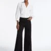 Hayden Corduroy Wide Leg Trouser - Black -Cefinn Clothing Store AU23 TR82 HAYDEN BLACK LS 3937 65d55e89 ddb6 4990 b249 ab2065d9b473
