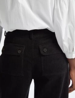 Hayden Corduroy Wide Leg Trouser - Black 10 Hayden Corduroy Wide Leg Trouser - Black -Cefinn Clothing Store AU23 TR82 HAYDEN BLACK LS 3962 ac061358 bc6c 4882 b0b6 a10b2203bb1a