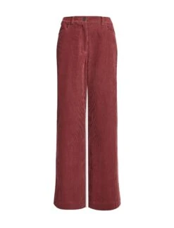 Hayden Corduroy Wide Leg Trouser - Dark Rose 13 Hayden Corduroy Wide Leg Trouser - Dark Rose -Cefinn Clothing Store AU23 TR82 HAYDEN DARKROSE CONEW