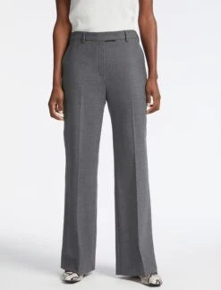 Terence Stretch Wool Wide Leg Trouser - Mid Grey -Cefinn Clothing Store AU23 TR84 TERENCE GREYMELANGE LS 3899 61cc4efe d777 4947 ae56 999e34252d2e
