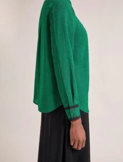 Sullivan Techni Voile Shirt - Emerald Green 11 Sullivan Techni Voile Shirt - Emerald Green -Cefinn Clothing Store RSHT S85 SULLIVAN EMERALDGREEN LS 2000