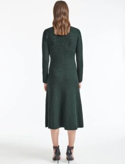 Josie Wool Knit Dress - Dark Green -Cefinn Clothing Store SP22 D397 JOSIE DARK GREEN LS 7691 abab5cfc 4aab 42b2 b879 dce1d5b0eb77