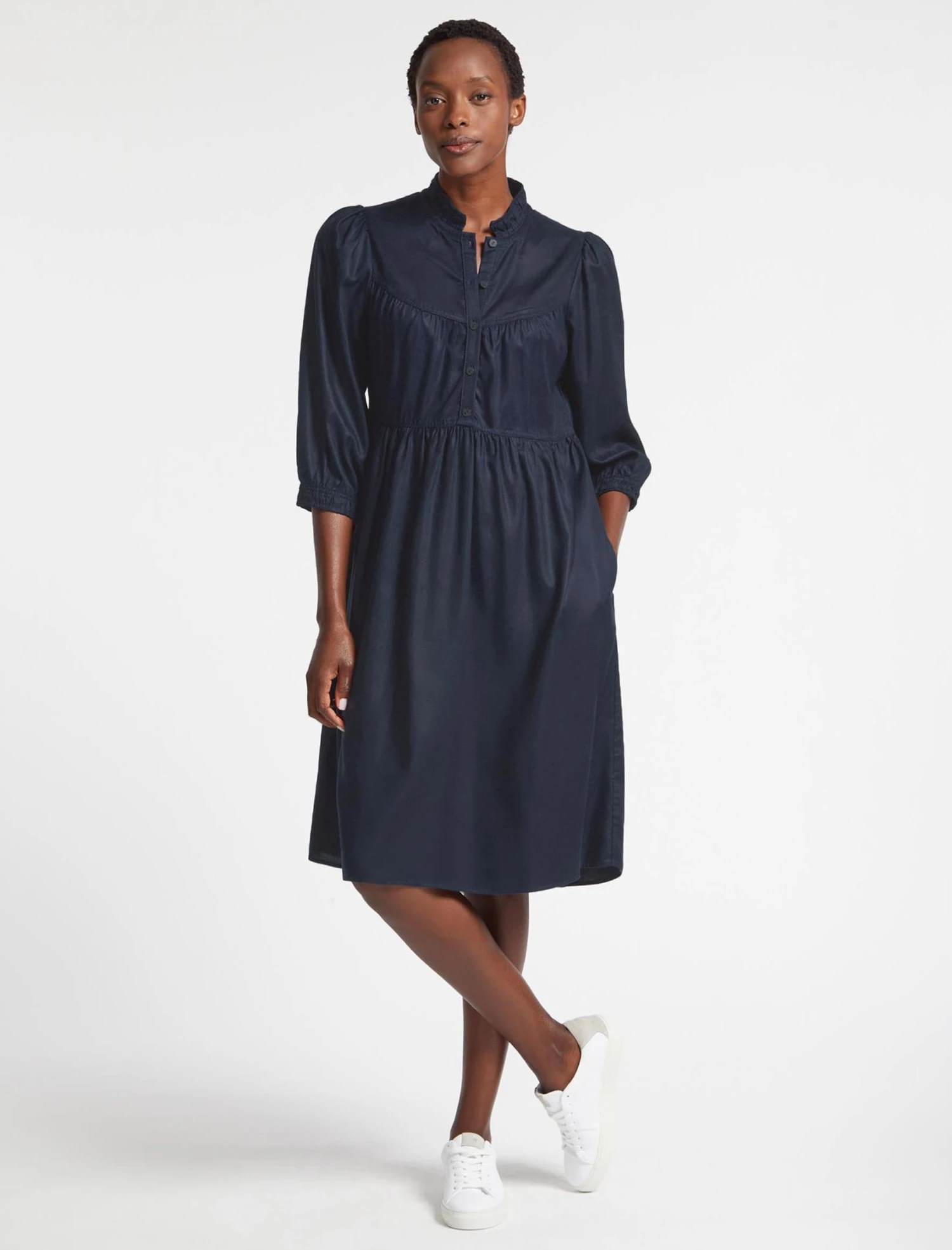 Cleo Midi Dress - Navy 3 Cleo Midi Dress - Navy