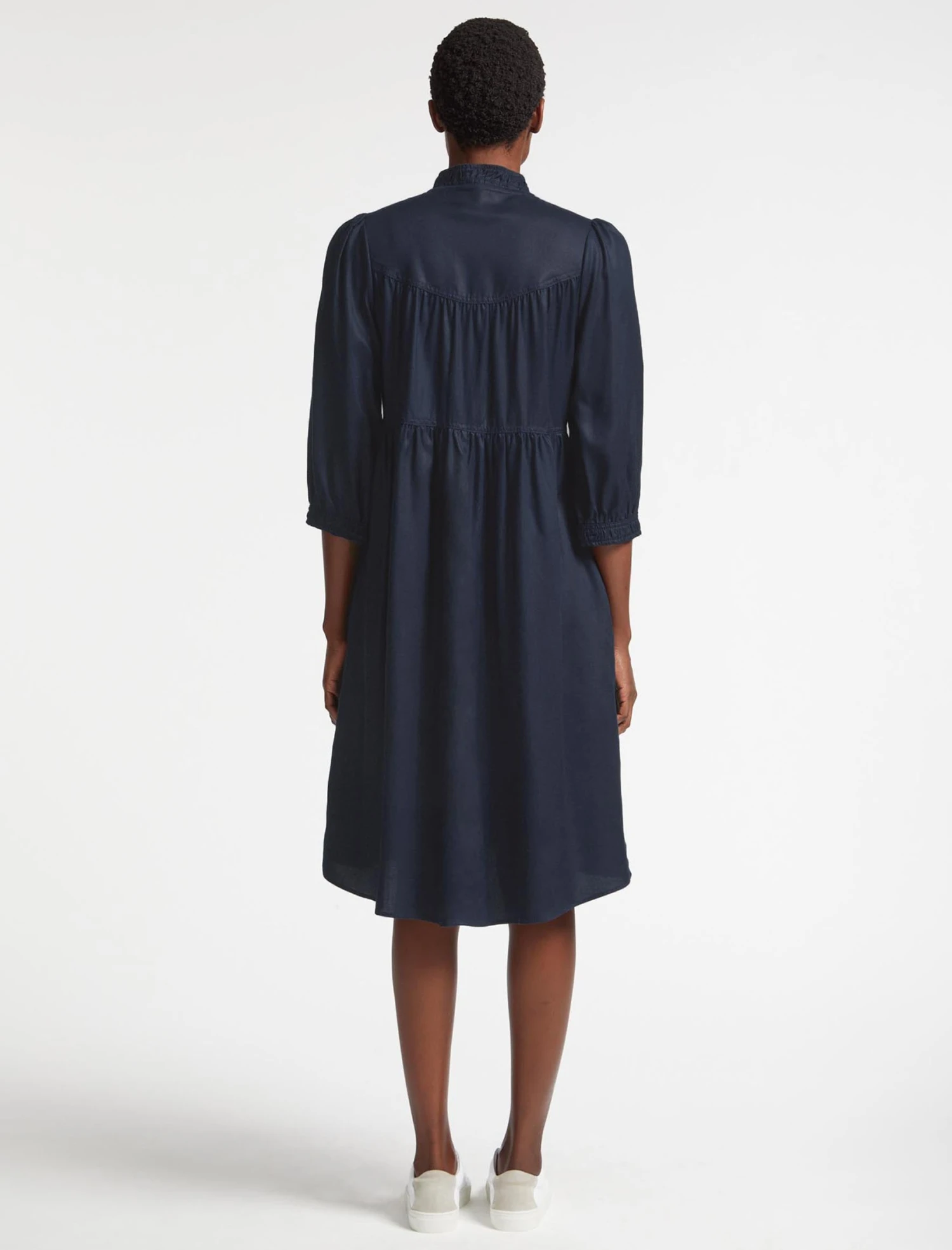 Cleo Midi Dress - Navy 8 Cleo Midi Dress - Navy - Image 6
