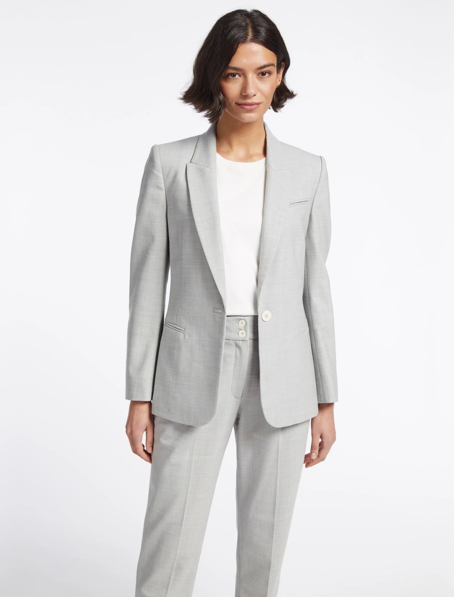 Jamie New Wool Blazer - Light Grey 3 Jamie New Wool Blazer - Light Grey