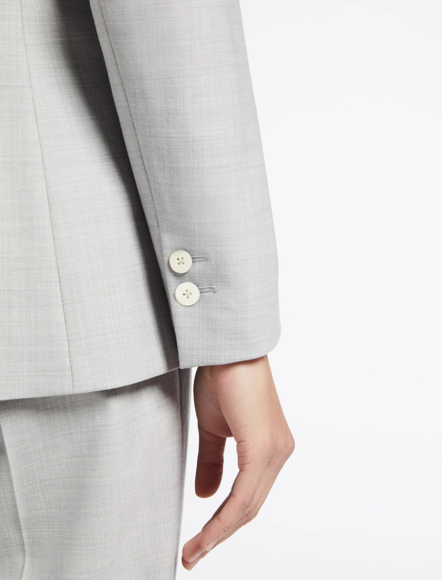 Jamie New Wool Blazer - Light Grey 7 Jamie New Wool Blazer - Light Grey - Image 5