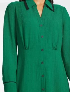 Fallon Techni Voile Maxi Dress - Emerald Green 14 Fallon Techni Voile Maxi Dress - Emerald Green -Cefinn Clothing Store SP24 D601 FALLON EMERALDGREEN LS 1249