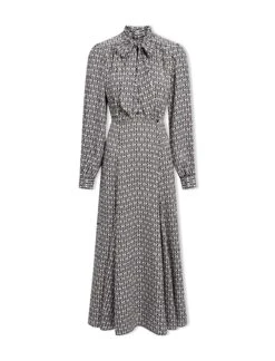 Elspeth Maxi Dress - Ecru Black Trellis Print 21 Elspeth Maxi Dress - Ecru Black Trellis Print -Cefinn Clothing Store SP24 D610 ELSPETH ECRUBLACKTRELLISPRINT LS