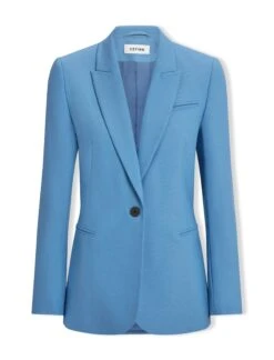 Jamie New Wool Blazer - Blue -Cefinn Clothing Store SP24 JK45 JAMIE BLUE LS