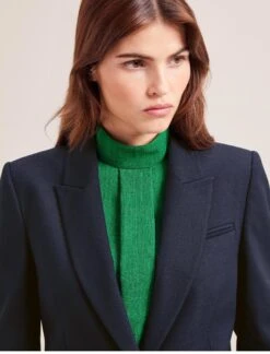 Jamie New Wool Blazer - Navy -Cefinn Clothing Store SP24 JK45 JAMIE NAVY LS 7250