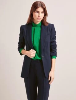 Jamie New Wool Blazer - Navy