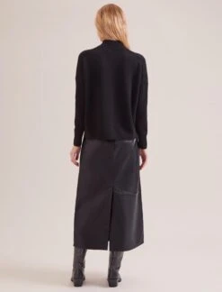 Johanna Cashmere Jumper - Black -Cefinn Clothing Store SP24 K171 JOHANNA BLACK LS 17251