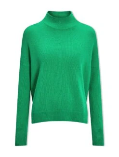 Johanna Cashmere Jumper - Emerald Green 17 Johanna Cashmere Jumper - Emerald Green -Cefinn Clothing Store SP24 K171 JOHANNA EMERALDGREEN LS