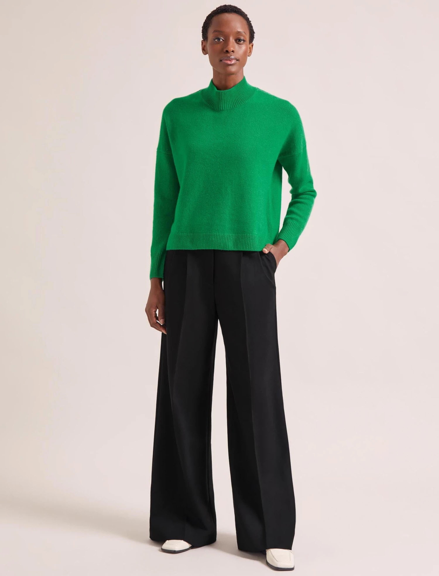 Johanna Cashmere Jumper - Emerald Green 8 Johanna Cashmere Jumper - Emerald Green - Image 6