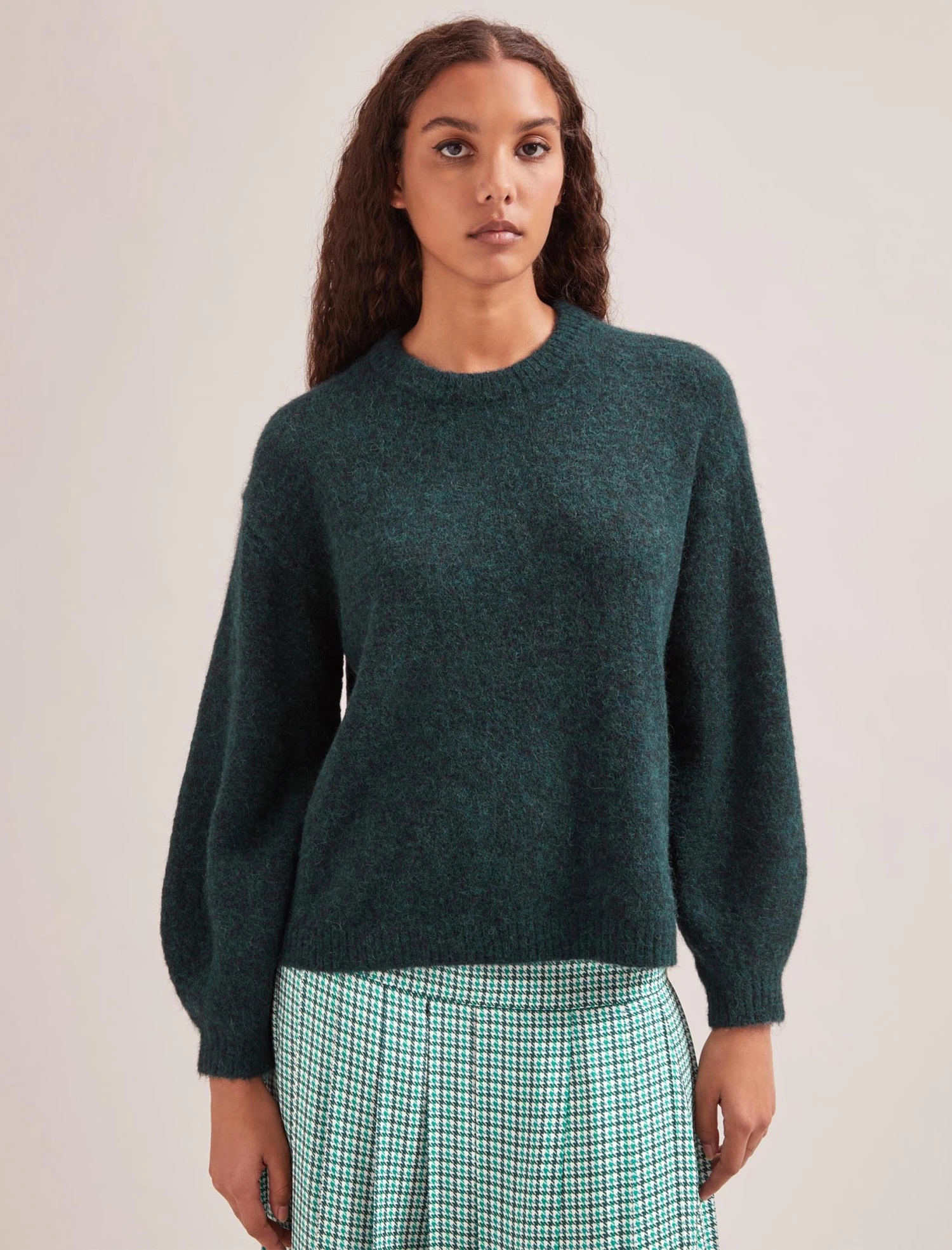 Ryder Alpaca Jumper - Dark Green 3 Ryder Alpaca Jumper - Dark Green