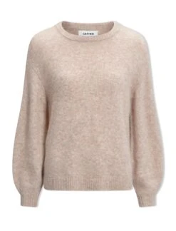 Ryder Alpaca Jumper - Taupe -Cefinn Clothing Store SP24 K173 RYDER TAUPE LS