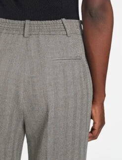 Terence Wide Leg Trouser - Taupe 12 Terence Wide Leg Trouser - Taupe -Cefinn Clothing Store SP24 TR94 TERENCE TAUPE LS 475