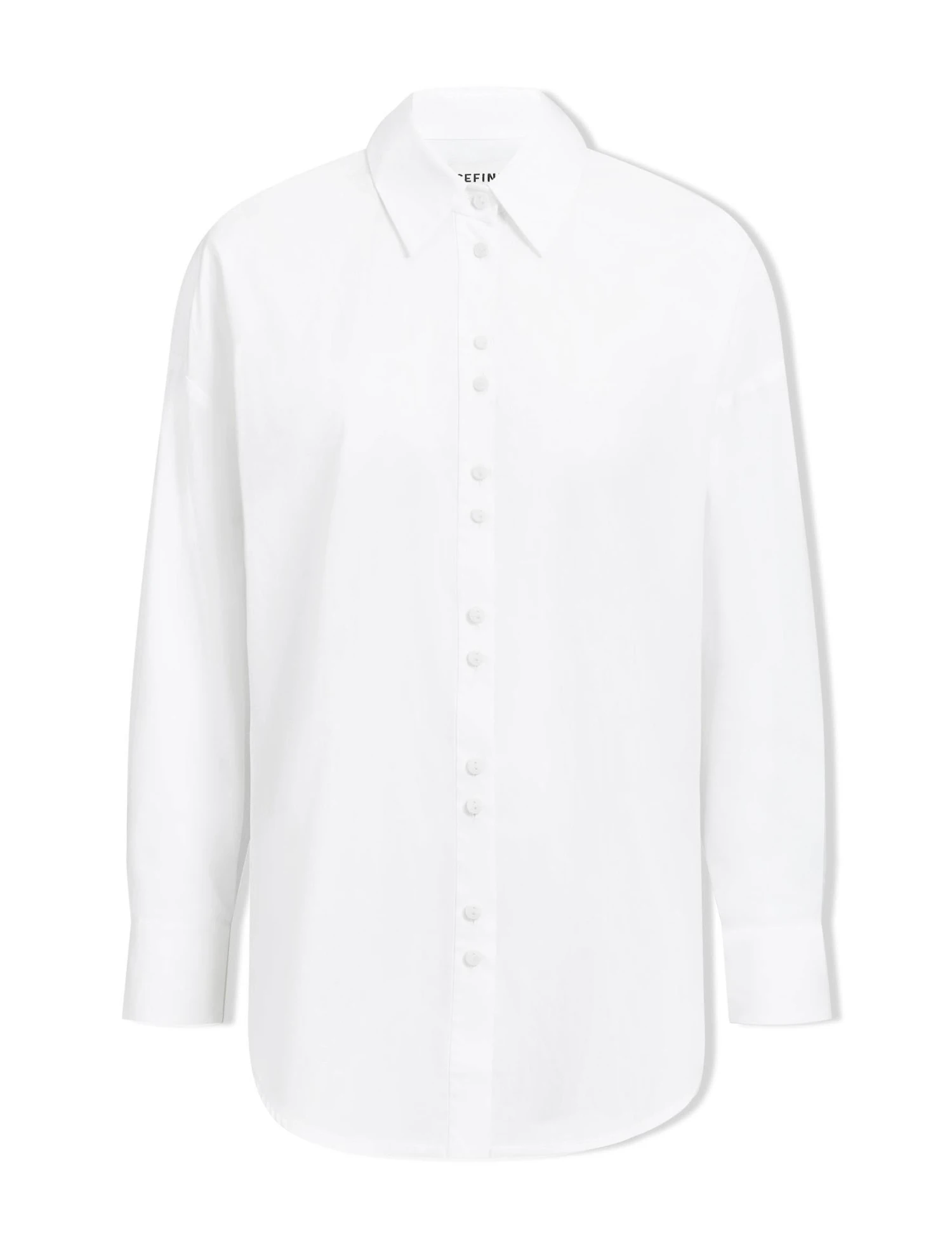 Sammy Organic Cotton Oversized Shirt - White 9 Sammy Organic Cotton Oversized Shirt - White - Image 7