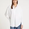 Sammy Organic Cotton Oversized Shirt - White