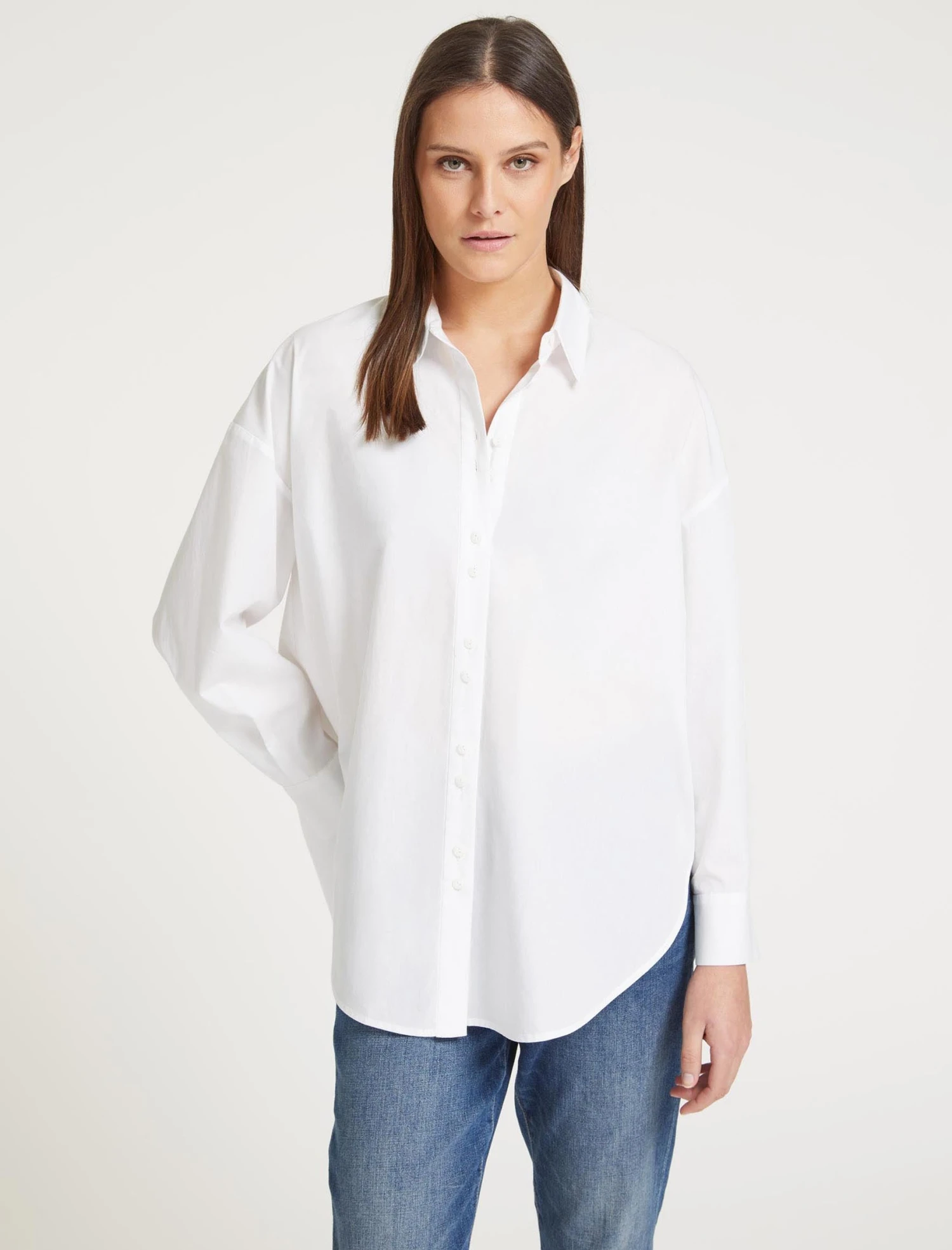 Sammy Organic Cotton Oversized Shirt - White 3 Sammy Organic Cotton Oversized Shirt - White