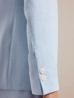 Jamie Linen Blend Blazer - Pale Blue -Cefinn Clothing Store SU24 JK66 JAMIE PALEBLUE LS 540