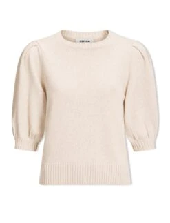Amalie Linen Blend Jumper - Oatmeal 13 Amalie Linen Blend Jumper - Oatmeal -Cefinn Clothing Store SU24 K184 AMALIE OATMEAL CO
