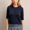 Clara Cashmere Cardigan - Navy 1 Clara Cashmere Cardigan - Navy -Cefinn Clothing Store SU24 K189 CLARA NAVY LS 26724