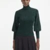 Eva Wool Roll Neck Jumper - Dark Green -Cefinn Clothing Store WI23 K10 EVA DARKGREEN LS 2006