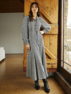 Elspeth Maxi Dress - Ecru Black Trellis Print 13 Elspeth Maxi Dress - Ecru Black Trellis Print -Cefinn Clothing Store elspeth 08c37d07 2edc 4483 b6ad 3bb75dc64f6e